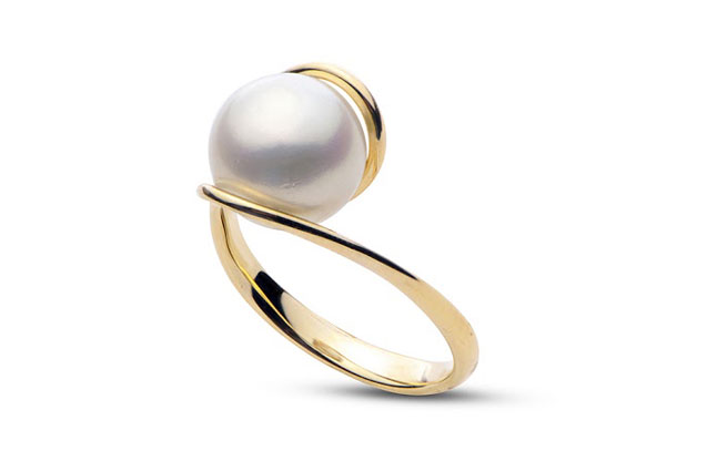 Imperial Pearls - gold-swirl-ring-917197AA.jpg - brand name designer jewelry in Vero Beach, Florida