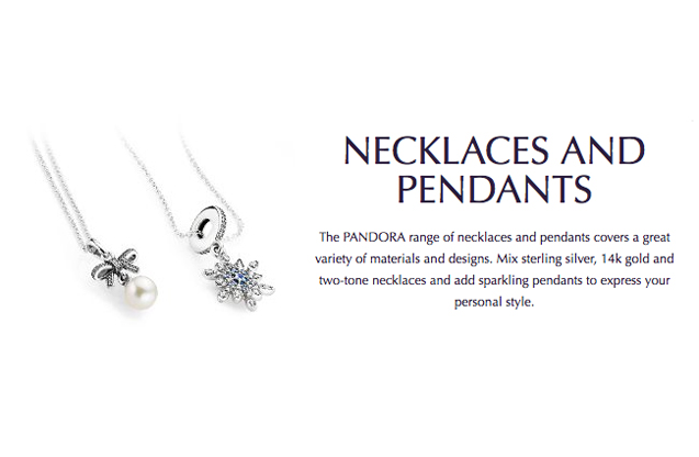 Pandora - pandora-necklaces-pendants.jpg - brand name designer jewelry in Roseburg, Oregon