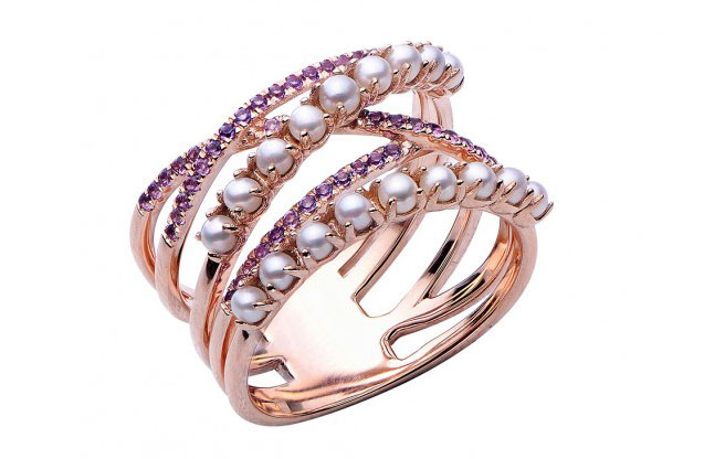 Imperial Pearls - rose-ring-918150rgam.jpg - brand name designer jewelry in Vero Beach, Florida