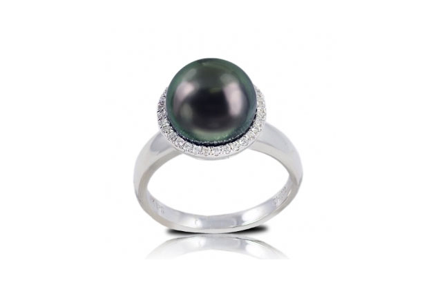 Imperial Pearls - tahitian-halo-ring-916930BWH.jpg - brand name designer jewelry in Vero Beach, Florida
