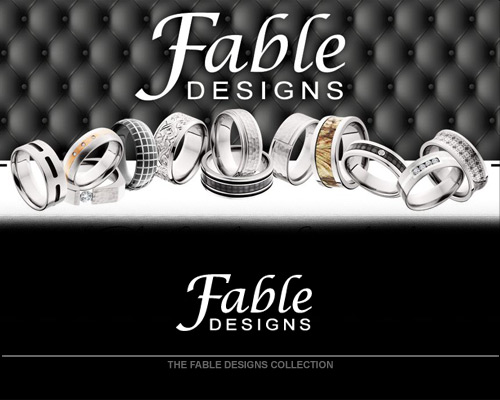 Fable Designs is the most sought after brand associated with the contemporary metals market today. Fable Designs offers the largest selection of Titanium, Royal Steel, Zirconium, Black Zirconium, Black Ceramic, Royal Cobalt, Tungsten Carbide, Exotic Wood, Mokume, Precious Metal rings, wedding bands and related products in the industry. Our stunning contemporary designs and cutting edge manufacturing techniques continue to make Fable Designs the brand name EVERYONE is asking for.