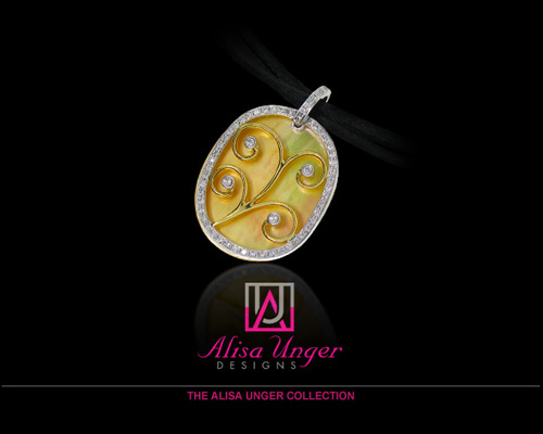 Alisa Unger designs "fashion jewellery for women and moms to wear everyday to feel great about themselves." Being a mother of two and raised in a small town helped Alisa design jewellery that fulfils her two requirements: "designer jewellery should be both fashionable and affordable to everyone."