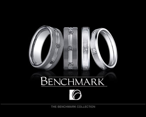 For 40 years, Benchmark has dedicated much focus and attention to making elegant rings in platinum, palladium and white/yellow gold.  They precision set and die-strike all their diamond bands and have recently included titanium, seranite and licensed tungsten in their new "Forge" line of alternative metals. Set your love in stone today.