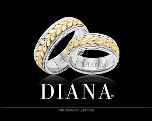 Diana comes from a heritage of the finest jewelry made. The first rings were created as a limited edition collection by Krementz & Company in 1925. The collection was known for its high quality and manufactured primarily in 18K gold. It was the preferred wedding ring and bridal line among the elite group of carriage trade jewelers well into the 1970's. Due to increased demand it was made available to top jewelers across the country. In 1992 the collection was renamed DIANA in recognition of its timeless designs and elegant styling. Additional styles were added in platinum, 14k or 18k...