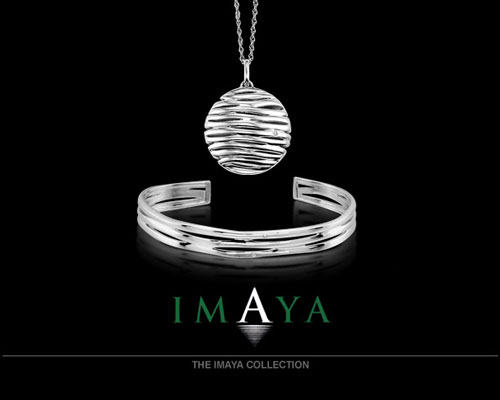 Imaya, the Water Goddess, rules over the Kingdom of the Waves, and has dominion over the way that moonlight plays upon the ocean at night. Ancient legends confirm that now and then, when she smiles, this reflected moonlight crystallizes, and in very rare instances is brought ashore. It is said that the crystallized moonlight shines in the most wondrous way, for rather than reflecting ambient light, its radiance comes from the reflection of the wearer's inner beauty. This is the source of inspiration for the Imaya Jewelry Collection.
