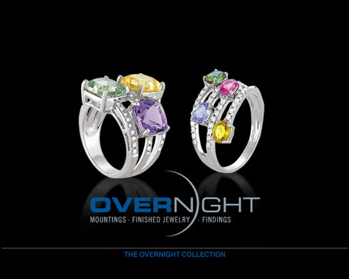 Some style is legendary. Since their establishment in 1994, Overnight has grown into one of the most fashion forward, service-based, reliable jewelry suppliers in the industry. To this date, Overnight has nearly 50,000 styles in its tremendous jewelry supply. As an "in stock" company, meeting the demand for immediate goods has always been Overnight's specialty.