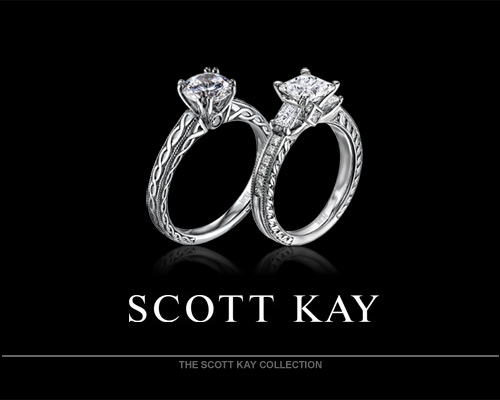 For 25 years, Scott Kay has been acclaimed the foremost authority in bridal and fine fashion jewelry. Industry polls confirm Scott Kay is the number one best-selling bridal brand. Fellow celebrities often are adorned by Scott Kay's hand-perfected fine fashion platinum designs, offered in "Art of Man" hand-woven wristwear, neckwear, cuffwear, key fobs and more. You must see and feel a Scott Kay design for yourself to truly experience the precession and intricate features within each and every hand forged selection. Scott Kay's vast popularity is due in part to an intense pas...