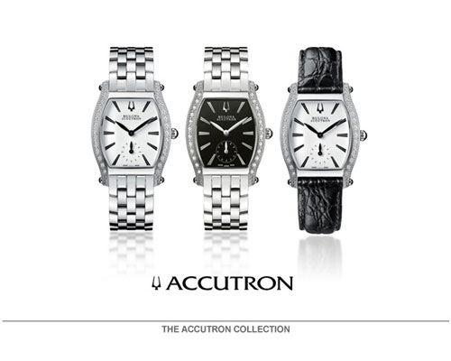 Swiss made, with refined cosmopolitan design and sophisticated styling, the luxury Bulova Accutron brand represents the "best of Bulova," combining Bulova's history of timekeeping excellence with the innovative legacy of Accutron. �Offering superior craftsmanship, intricate detailing, the finest materials and the most advanced Swiss technology, Bulova Accutron provides an exceptional mix of artistry and accuracy for the demanding and knowledgeable luxury audience.