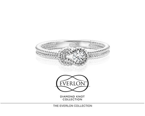 True love is ever sure, ever lasting and ever strong. The Everlon Diamond Knot is a tribute to the unfailing strength of love. A constant reminder that love is the steadfast center of your universe and the foundation on which all things rest. For centuries, the knot has been a symbol of strength. For countless cultures it embodies the unbreakable bond of love between a man and a woman. It is often used in marriage ceremonies to symbolically unite the couple. Held fast with all these traditions, the Everlon Diamond Knot is the strength of love forged in an endless, unfailing knot. It ...