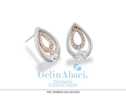 GelinAbaci is a company that grew out of a concept held by Gabriel Gelin and Sam Abaci. Together they have a combined total of more than 50 years in the jewelry industry. Abe Gelin (second generation) has helped evolve GelinAbaci through Marketing and Customer Service. Since its inception, GelinAbaci has made a name in the industry as the premier designer of Tension Jewelry in the United States. In keeping with the ever-changing desires of consumers, they continue to add more unique styles to their popular Tension Collection and Amoré Wedding Band Collection.