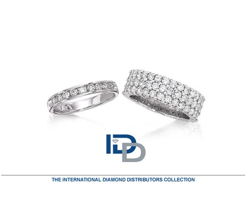IDD is best known for its diamond stud earrings. IDD also has one of the strongest machine set band programs in the industry. All machine set bands are made in USA with a quick delivery turn around time of 7-10 business days.