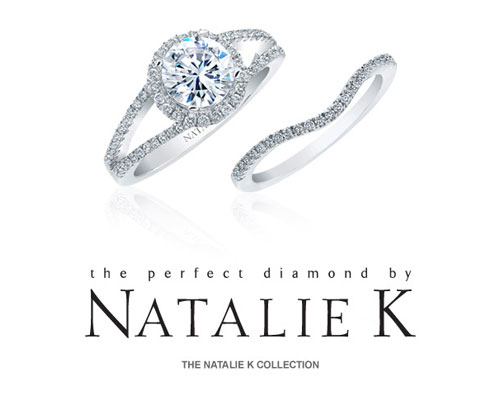 A world of exquisite designer engagement rings, dazzling wedding rings, and captivating bridal sets await you at Natalie K. Each sparkling treasure from the Natalie K Collection is a masterpiece, inspired by 30 years of rich history in fine jewelry design and craftsmanship. Natalie K is proud to present a spectacle of simply perfect fine designer jewelry creations fitting for the woman of today.