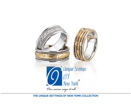 The P.J. Rossi Signature Bridal Collection is hand-crafted right here in our store. There are several styles available, from intricate Victorian designs to modern fashions, or we can start from scratch and create anything your heart desires. Settings are available in 14K or 18K in white, yellow or rose gold, or two-tone. Please visit us today and let us create a jewelry design that you will cherish forever.
